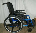 KI MOBILITY CATALYST C4 WHEELCHAIR FOLDED SEAT W 16" VERY GOOD CONDITION COPLETE