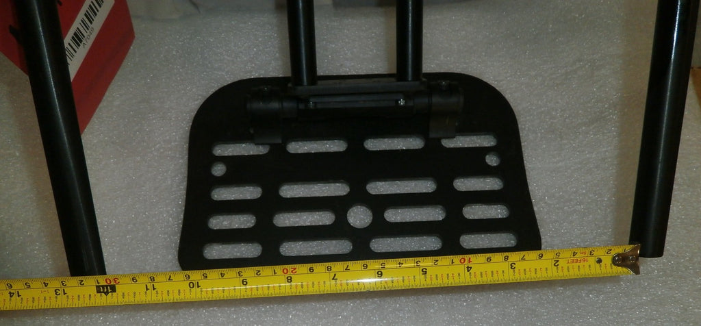 WHEELCHAIR FOOTREST DISTANCE BETWEEN PIPES 13 INCH DIAMETER OF PIPE