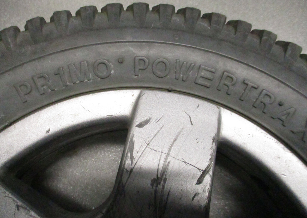 LOT OF 2 PRIMO POWERTRAX WHEEL 3.00-8 SOLID FAIR CONDITION