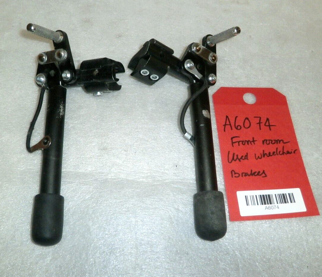 Wheel Locks Wheelchair Long Hand Brake Pull Push Assembly Pair Left Right