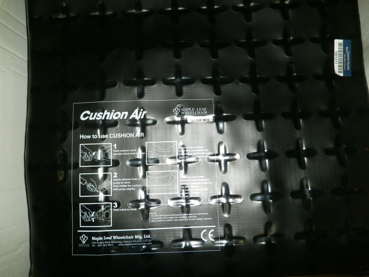 ROHO CUSHION QUAD SELECT 9X10W COVER QS910C 17.75X18.5X4.25 INCH W/ COVER GOOD
