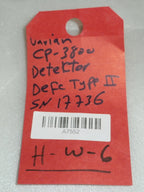 VARIAN CP-3800 DETECTOR DEFC TYPE II SN 17736 AND PARTS AS PHOTO
