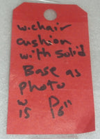 Wheelchair seat Cushion With Solid Base as Photo size 15 x 16"