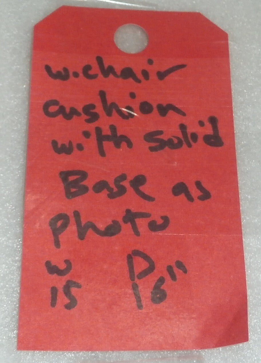 Wheelchair seat Cushion With Solid Base as Photo size 15 x 16"