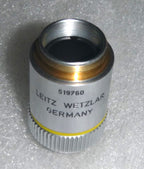 Microscope lens Leitz Wetzlar Germany 519760 160/- EF 10/0.25