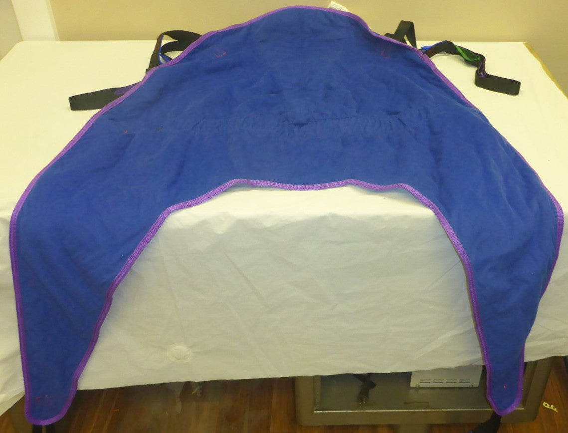 INVACARE MEDIUM R100 BLUE DEVIDED LEGS SLING VERY GOOD CONDITION