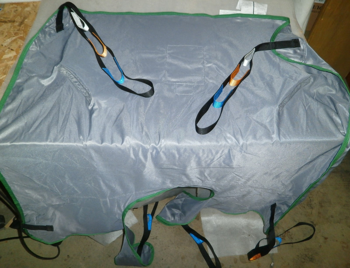 HOYER NA1056 LARGE GREEN SLING IN GOOD CONDITION, DIMENSION AS PHOTO