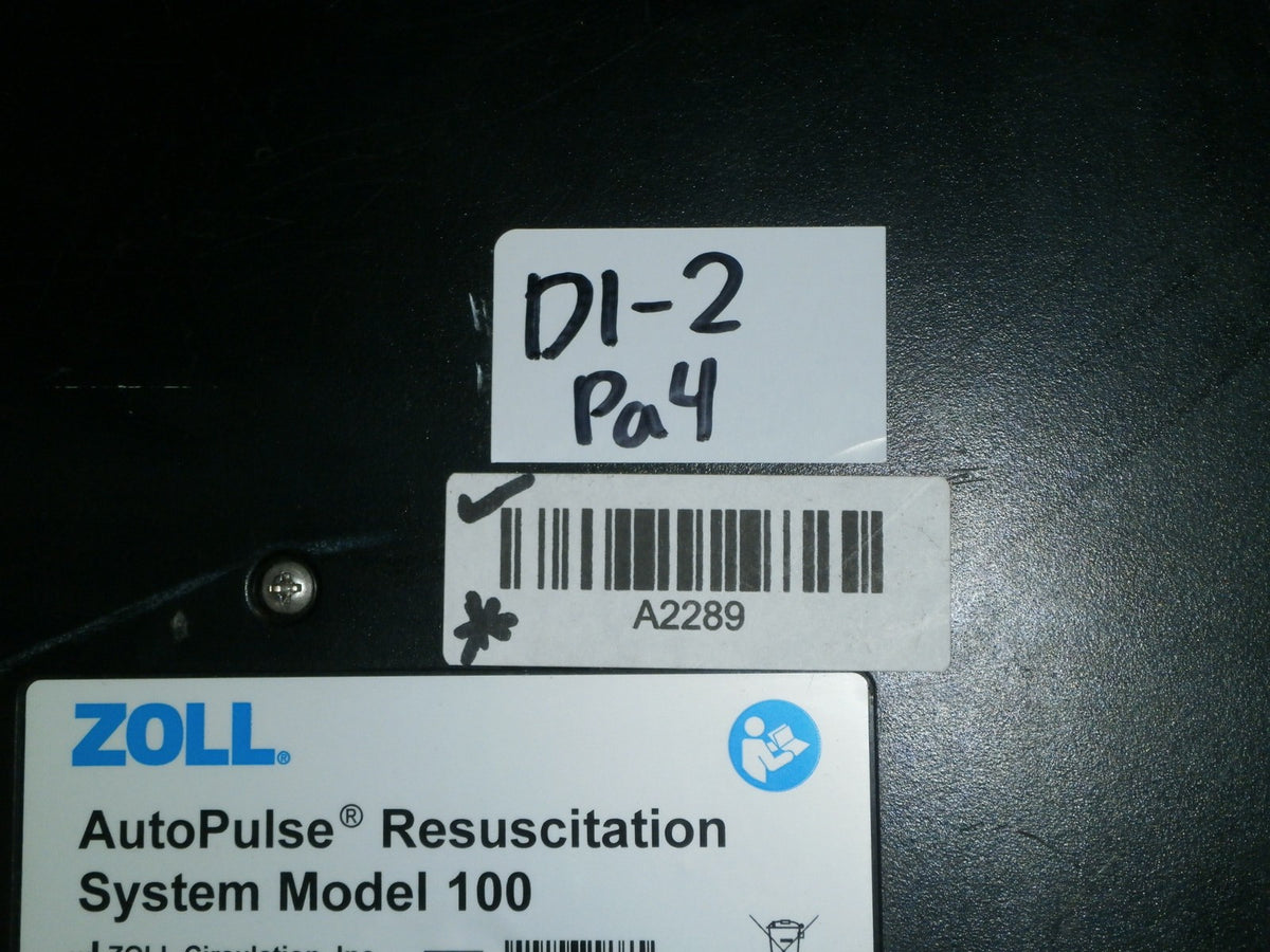 Zoll AutoPulse 100 Resuscitation System No Battery Included