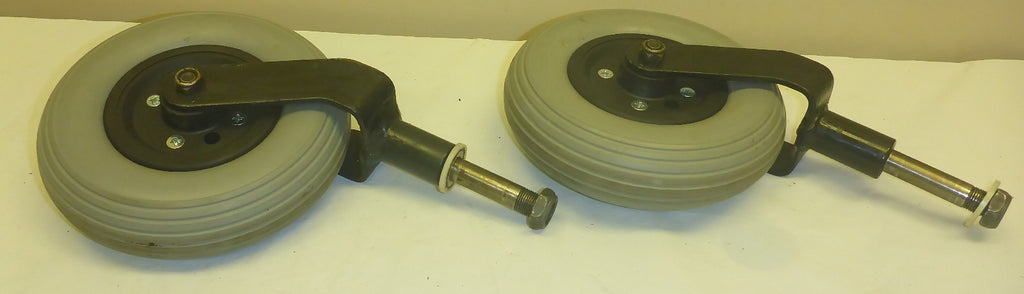 STORM SERIES ARROW POWER WHEELCHAIR FORKS AND 7 INCH CASTERS SOLID GOOD