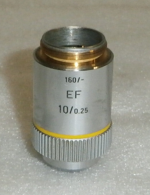 Microscope lens Leitz Wetzlar Germany 519760 / 160/- EF 10/0.25