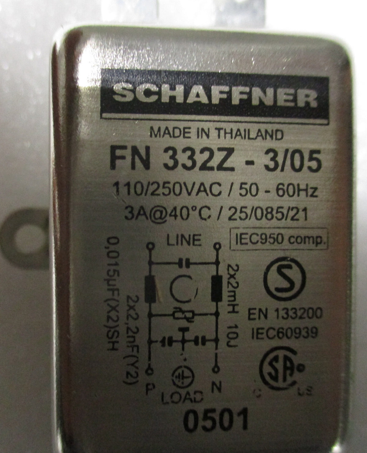 MAE Offanengo HY200 Stepper Motor(3 Units)/ Schaffner FN332Z-3/05 Filter(1 Unit)