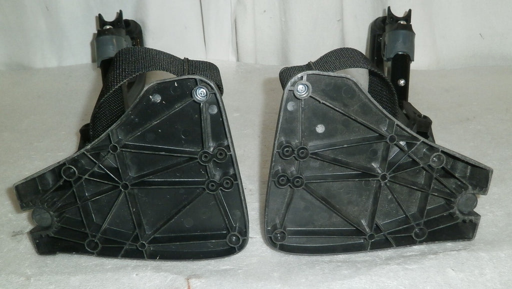 SET OF 2 WHEELCHAIR FOOT RESTS WITH MOUNT PLATES for Invacare Myon