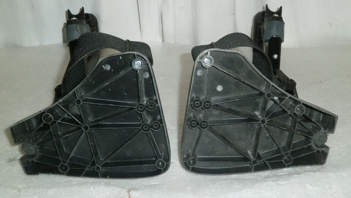 SET OF 2 WHEELCHAIR FOOT RESTS WITH MOUNT PLATES for Invacare Myon
