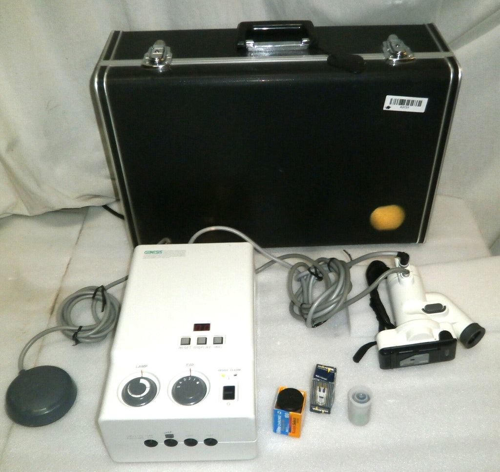 KOWA GENESIS HAND-HELD FIBER OPTIC FUNDUS CAMERA with CARRY CASE AND ACCESSORIES