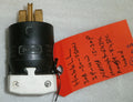 Lot Of 3 HUBBELL 30A-20-250V 3P-4W NEMA 15-30P Straight -8431C, Angle-8432C Used