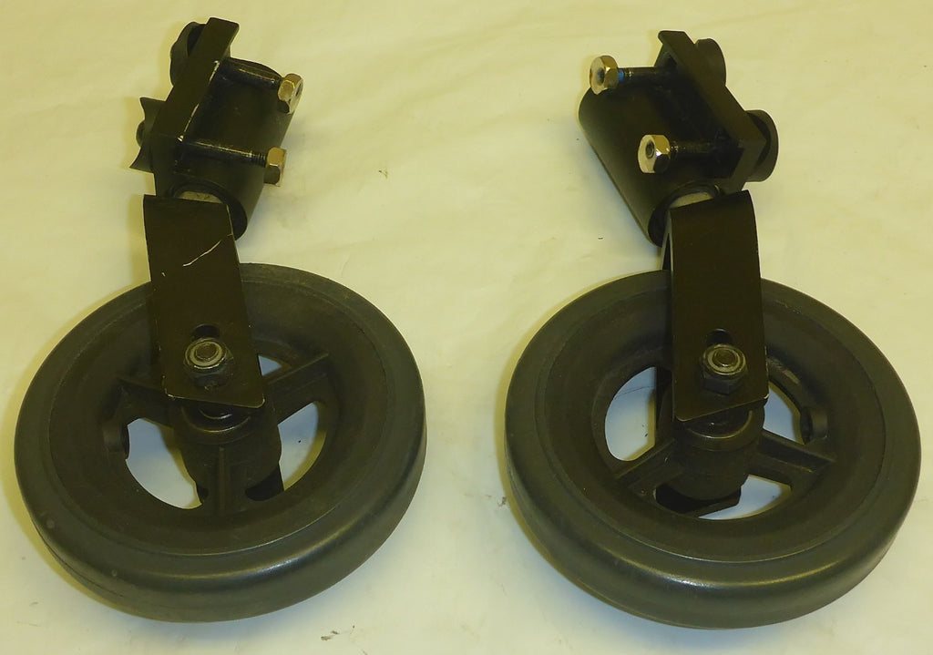 Set of 2 Catalyst Ki Mobility Forks w/ Casters 5" Good Condition
