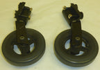 Set of 2 Catalyst Ki Mobility Forks w/ Casters 5" Good Condition