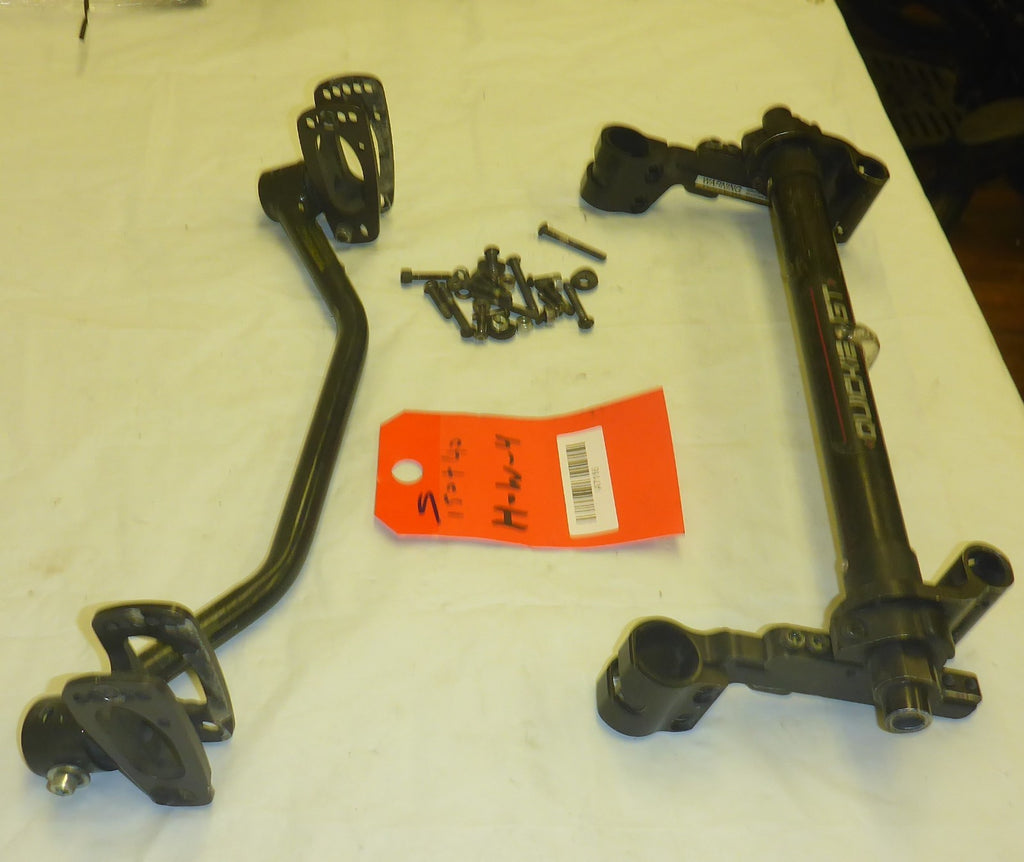 Quickie GT Wheelchair 16" Axle Complete - Rear Assembly Dimension As Photo