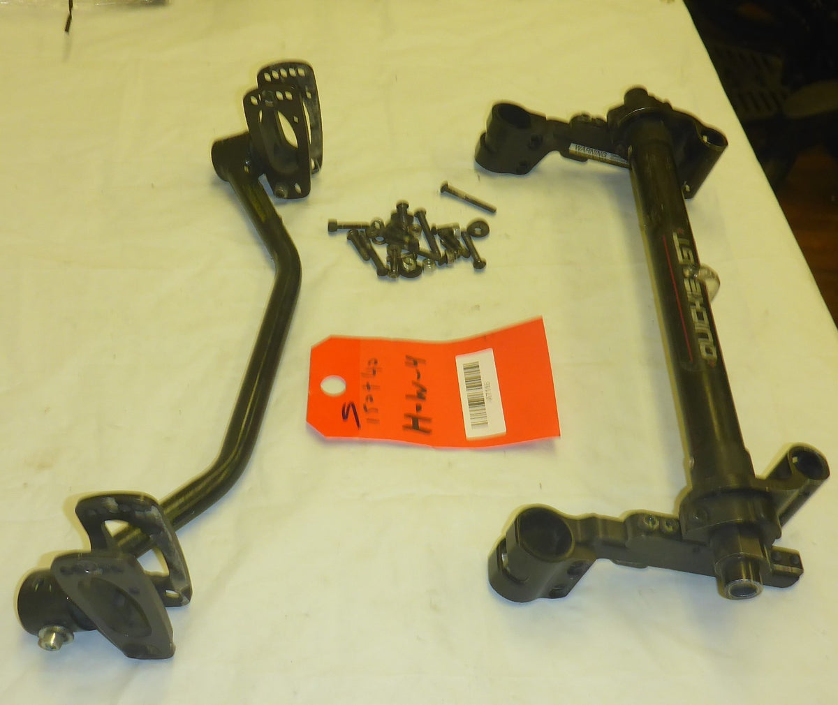 Quickie GT Wheelchair 16" Axle Complete - Rear Assembly Dimension As Photo