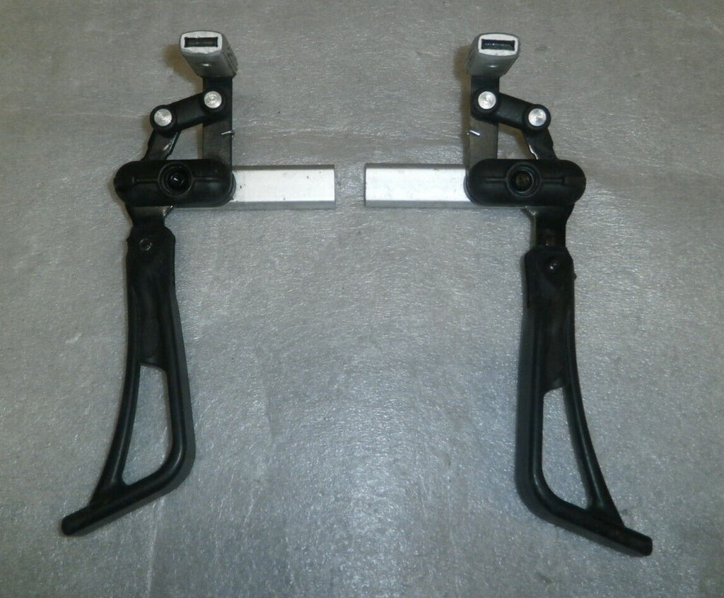 Wheel Locks Wheelchair Hand Brake Pull Push Assembly Pair Left Right