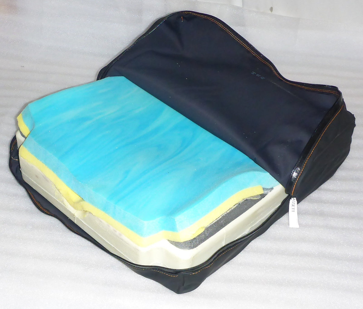 JAY UNION WHEELCHAIR CUSHION 17X18X4 INCH USED GOOD CONDITION