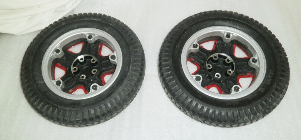 LOT OF 2 3.00-8 Primo POWER TRAX WHEELS SOLID INVACARE TDX-SPII 2021 WHEELCHAIR