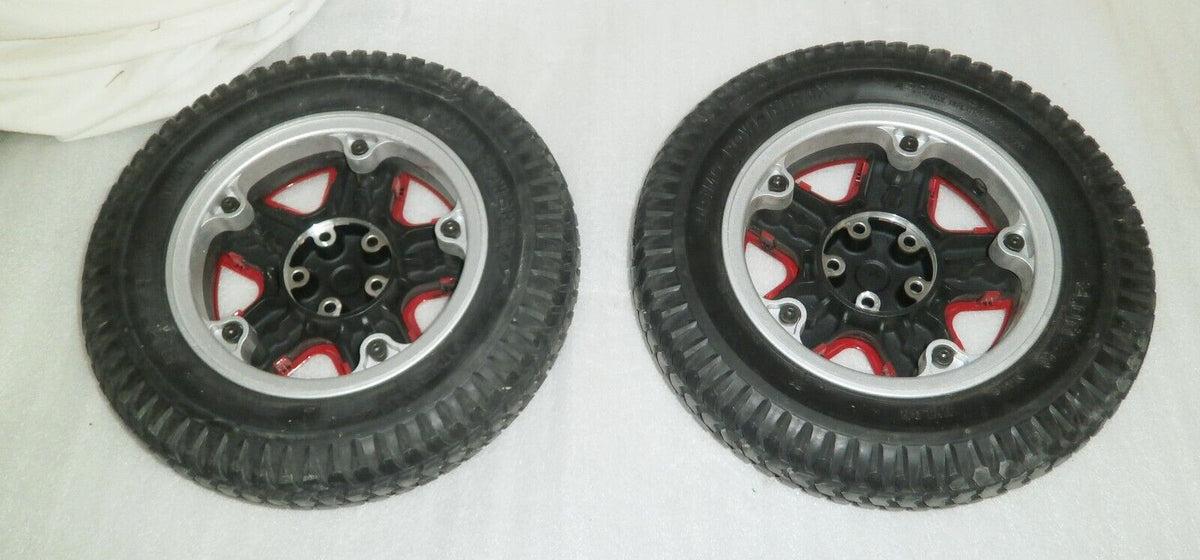 LOT OF 2 3.00-8 Primo POWER TRAX WHEELS SOLID INVACARE TDX-SPII 2021 WHEELCHAIR