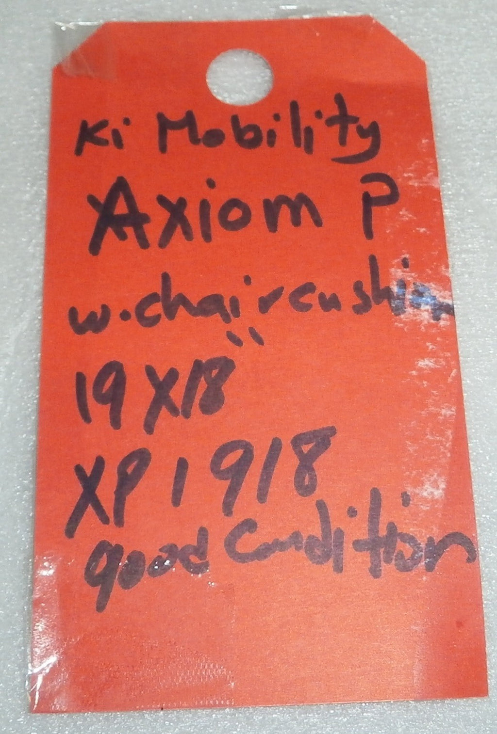 Ki Mobility Axiom P Wheelchair Cushion XP1918 Size 19X18" W/Cover Good Condition