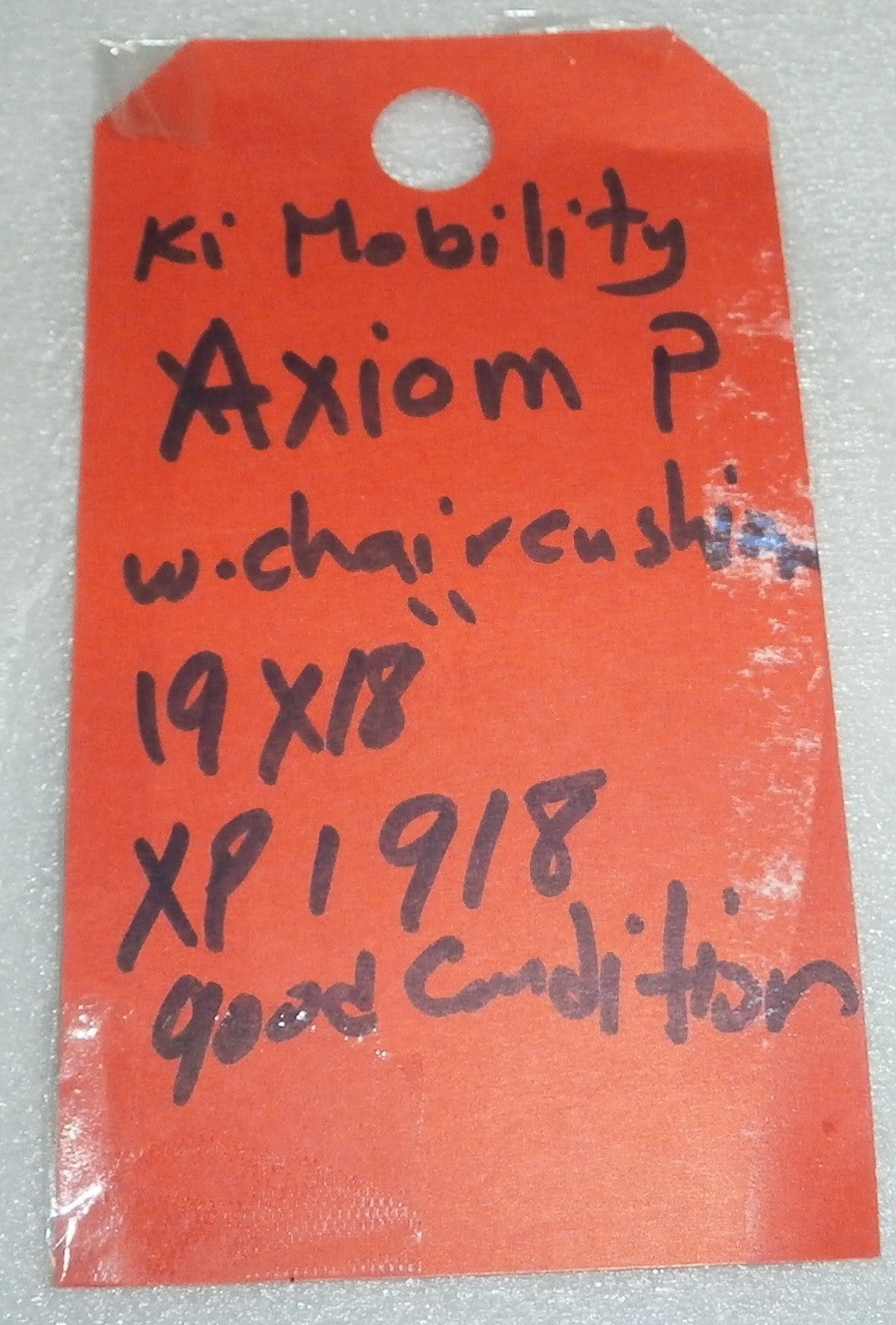 Ki Mobility Axiom P Wheelchair Cushion XP1918 Size 19X18" W/Cover Good Condition