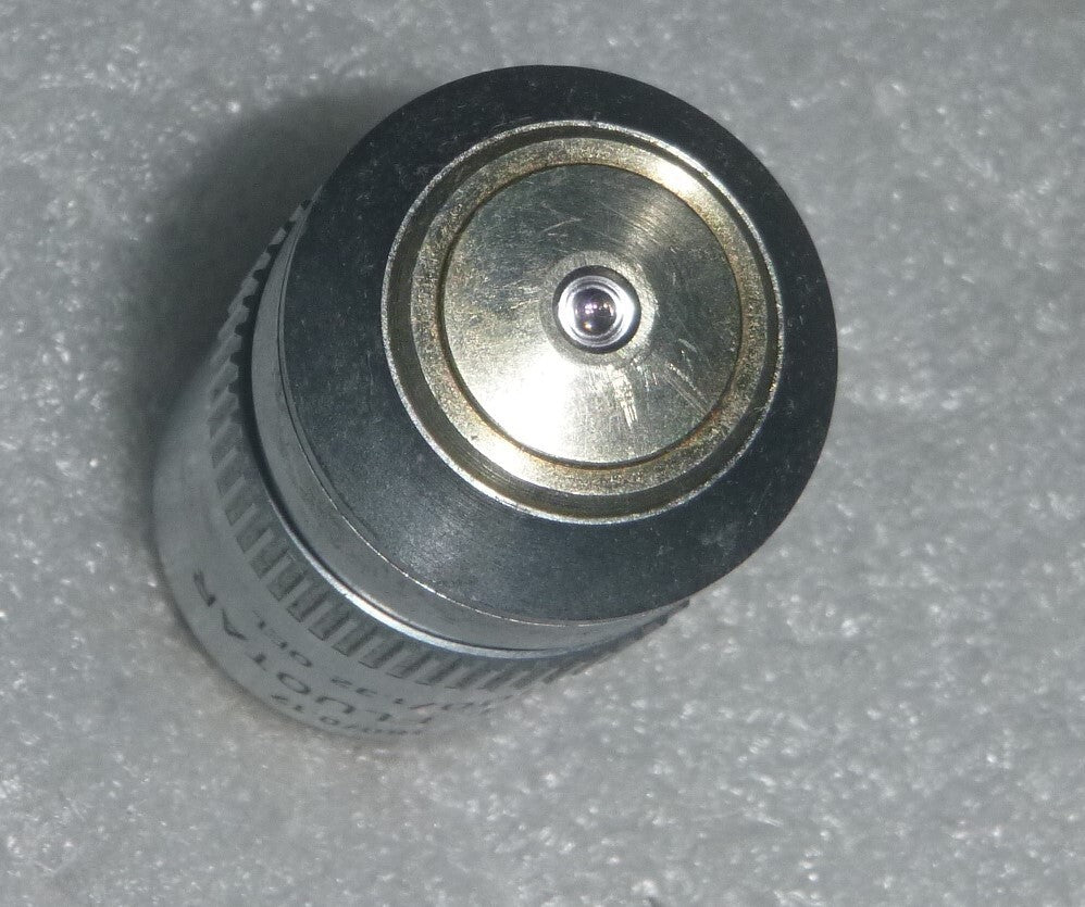 Microscope lens Leitz Wetzlar Germany 160/0.17 NPL Fluotar 100/1.32 OEL