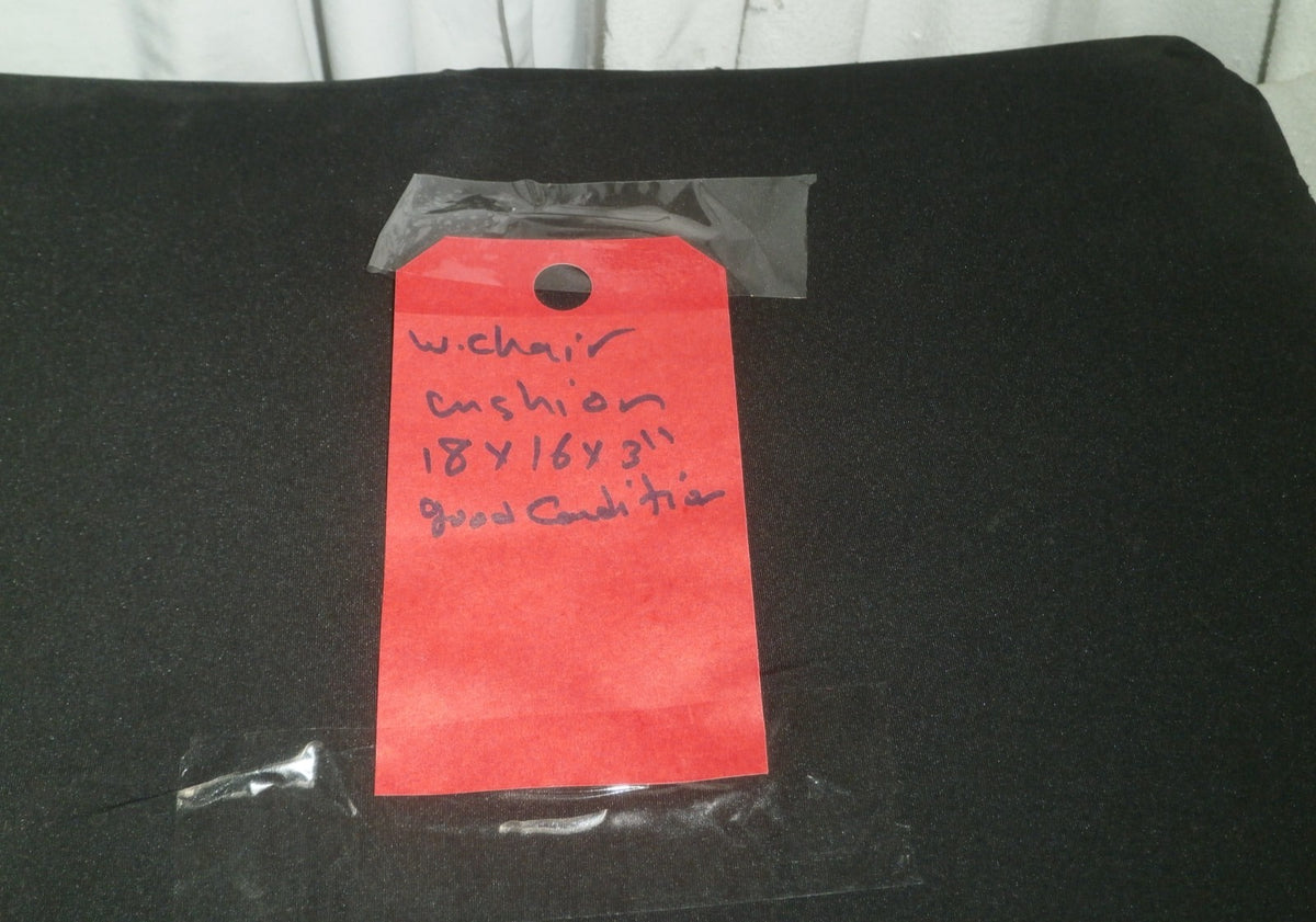 Wheelchair Cushion Size 18x16" W/ Cover Fair Condition