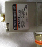 SMC AIR OPERATED VALVE VTA301-02 and dwyer cat no 1910-0 differential pressure