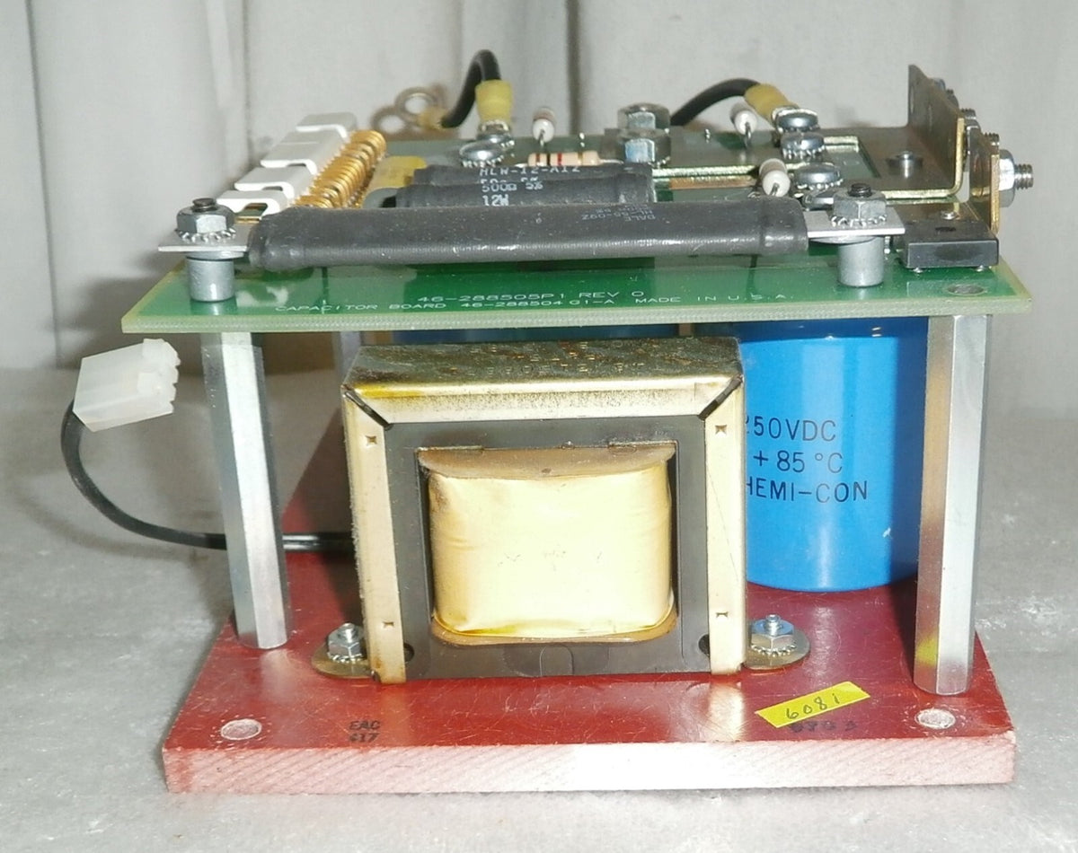 GE AMX 4 Plus GE 46-288504 G1-A Capacitor Board With 46-303861P1 Good Condition