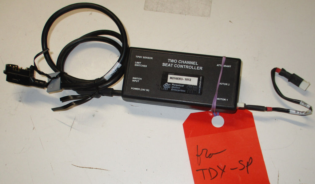 M-SERIES TWO CHANNEL SEAT CONTROLLER M216ER3-1012 FROM TDX-SP WITH CABLES AS PIC