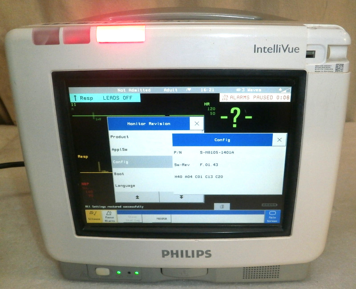 Philips IntelliVue MP5 Patient Monitor (No battery)