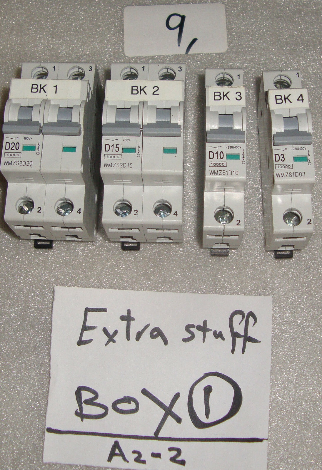 WMZS2D20-WMZS2D15-WMZS2D10-WMZS2D03 Circuit breakers .