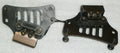 SET OF 2 WHEELCHAIR BACK SUPPORT BRACKET GOOD AS PICTURE