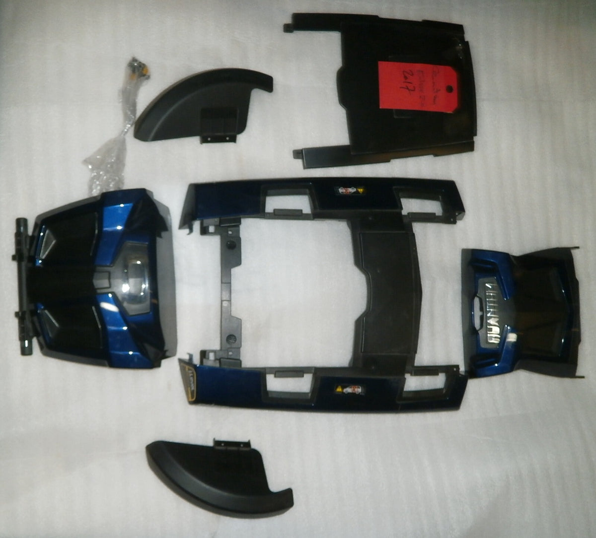 Quantum Edge 2.0 Front Plastic Body and Battery Cover Shroud Power Wheel Chair