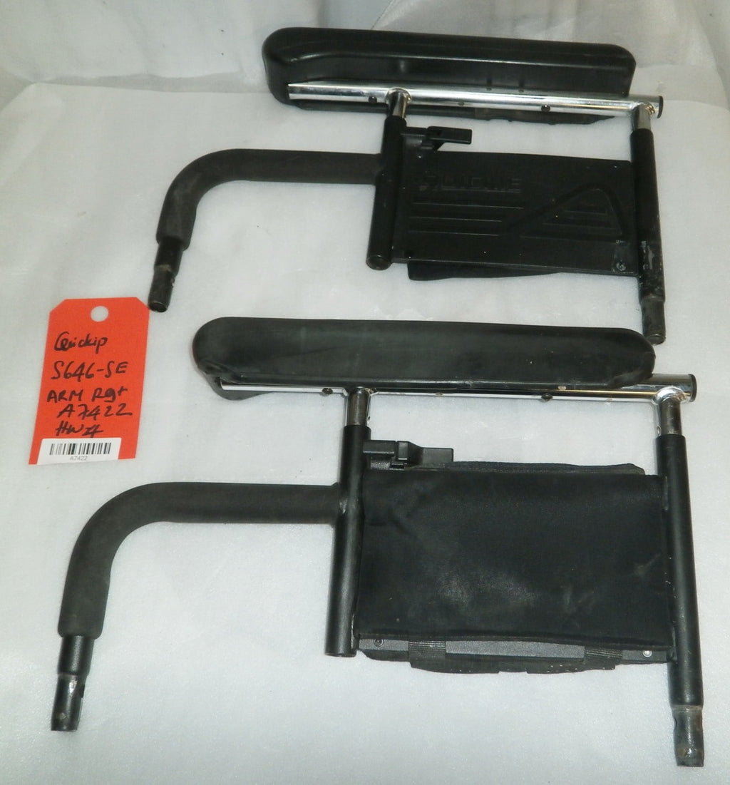 QUICKIE S 646-SE WHEELCHAIR ARMREST VERY GOOD CONDITION