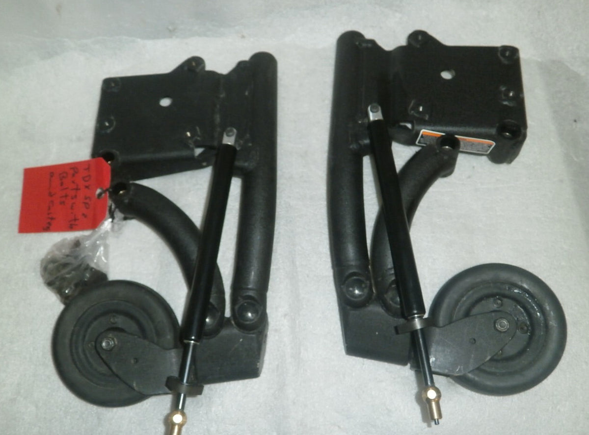 Invacare TDX SP2 Wheelchair Parts & Casters w/ Bolts Good Condition