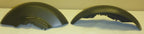 2 Black Wheel Covers for Wheelchair Good Condition Dimension as Photo