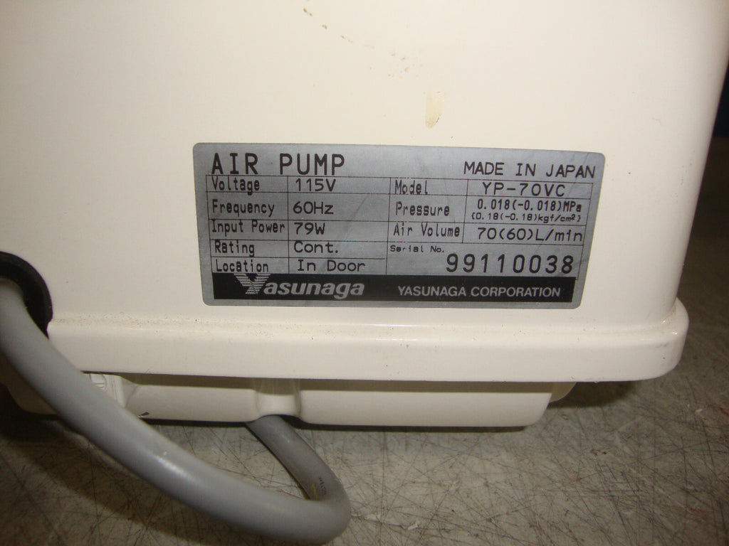 Thomas YASUNAGA JAPAN MADE AIR PUMP MODEL YP-70VC