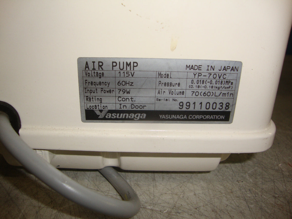 Thomas YASUNAGA JAPAN MADE AIR PUMP MODEL YP-70VC