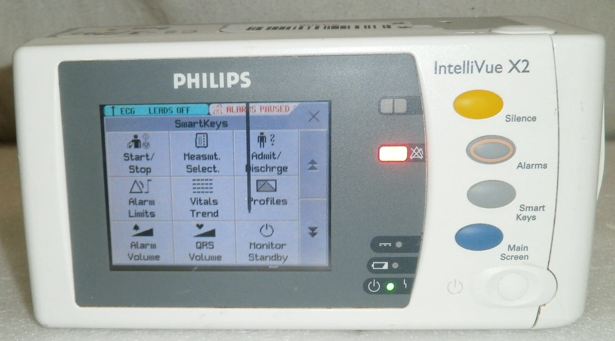 Philips IntelliVue Intelli Vue X2 Vital Sign Patient Monitor M3002A Rev H