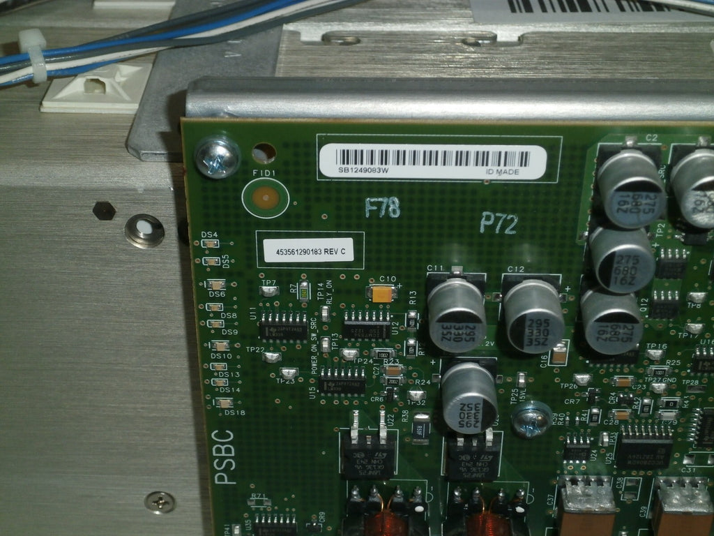 Set of 2 Emerson MP6-3L-4NN-0M Power Supply Unit and 1 Board 453561290183 REV C