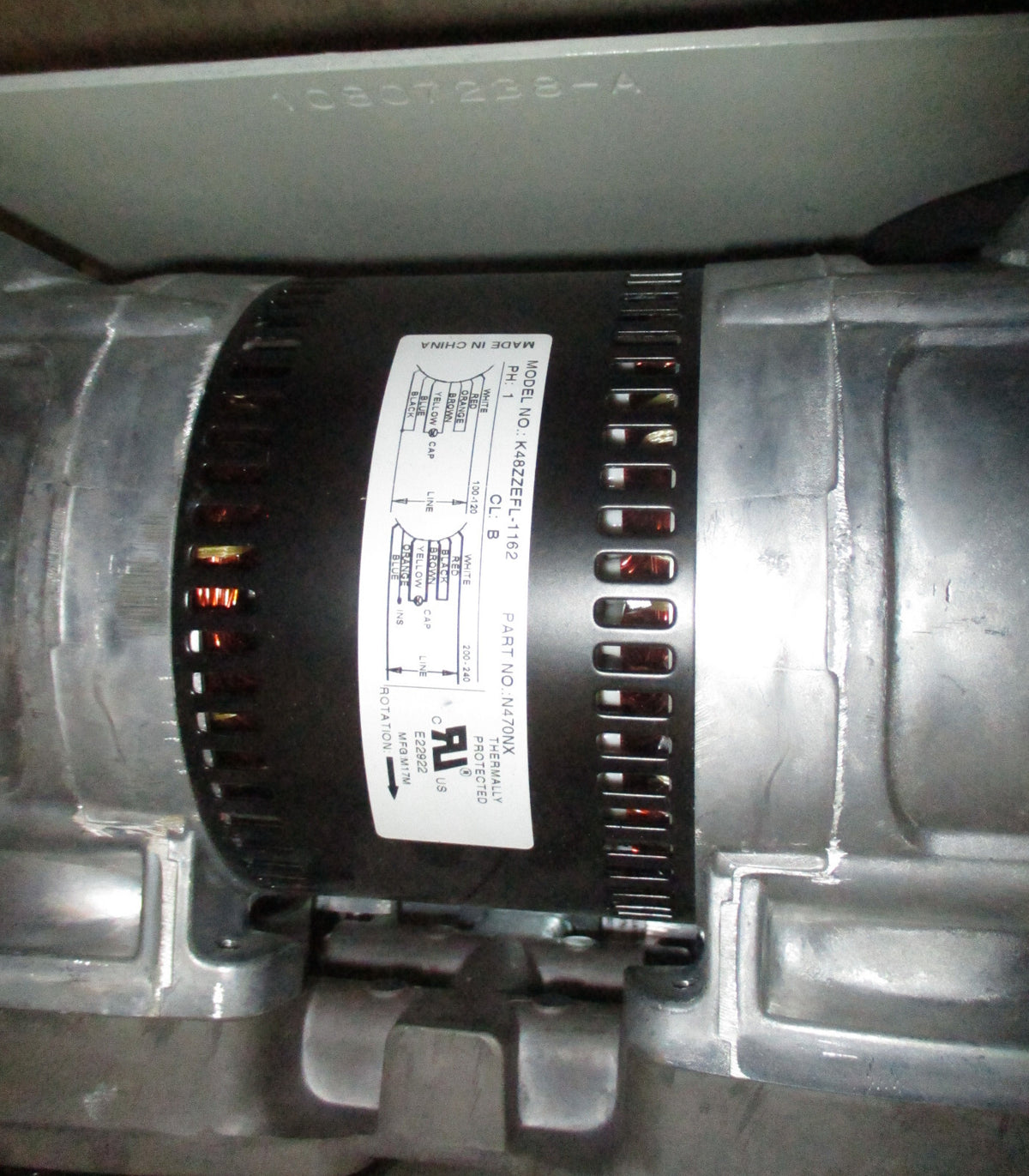 GAST AIR COMPRESSOR K48ZZEFL-1162 AND AIR TANK