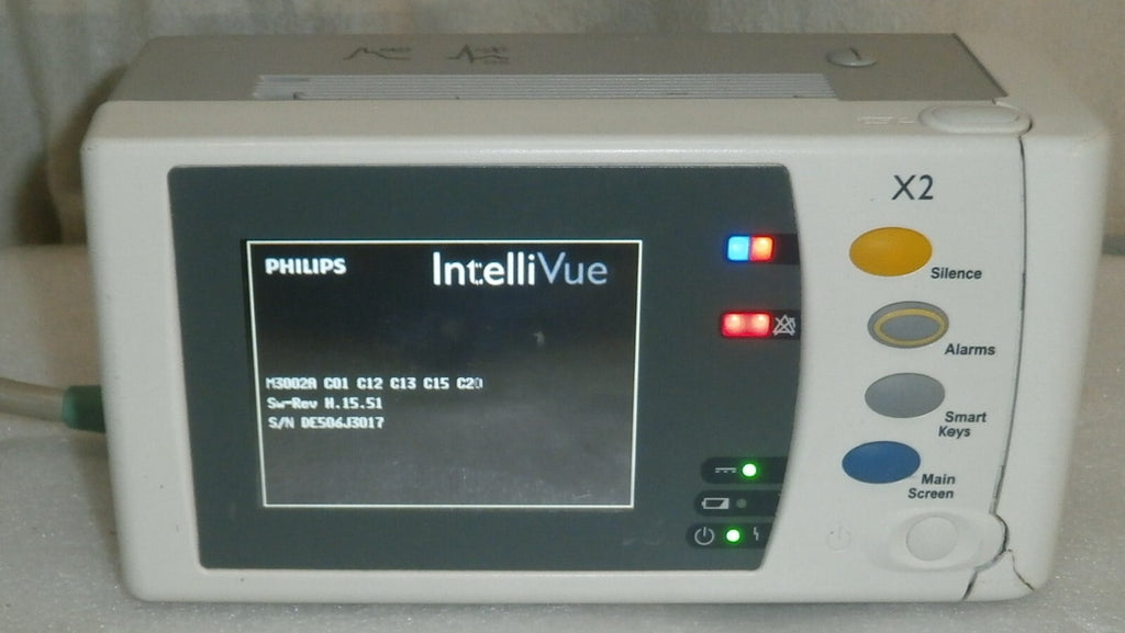 Philips IntelliVue X2 Vital Sign Patient Monitor M3002A Rev H (no battery)