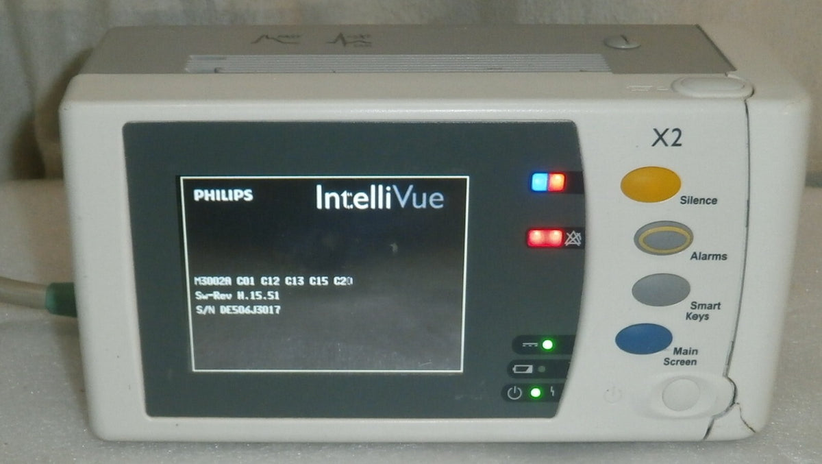 Philips IntelliVue X2 Vital Sign Patient Monitor M3002A Rev H (no battery)