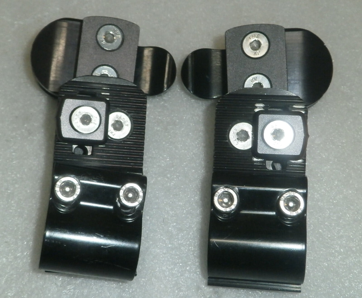 SET OF 2 WHEELCHAIR BACK SUPPORT BRACKET GOOD AS PICTURE
