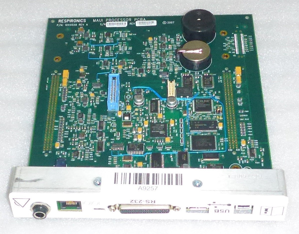 PHILIPS V60 VENTILATOR MAUI PROSSEOR PCBA 1040558 BOARD GOOD CONDITION